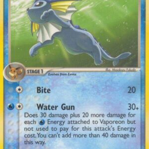 Vaporeon 006/017 Holofoil POP Series 3