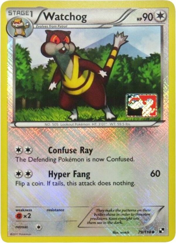 Watchog 79/114 (League Promo) 079/114 Reverse Holofoil League & Championship Cards