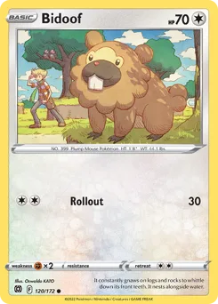 Bidoof | 2022 (Ondrej Skubal) | 120/172 | Normal | World Championship Decks