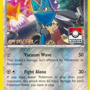 Lucario - 63/124 (Pokemon League) [4th Place] | 063/124 | Reverse Holofoil | League & Championship Cards