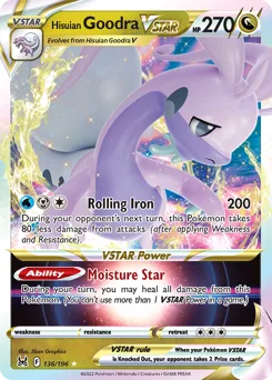 Hisuian Goodra VSTAR | 2024 (Evan Pavelski) | 136/196 | Normal | World Championship Decks