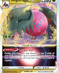 Regidrago VSTAR | 2024 (Evan Pavelski Gold Signature) | 136/195 | Normal | World Championship Decks