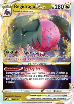 Regidrago VSTAR | 2024 (Evan Pavelski) | 136/195 | Normal | World Championship Decks