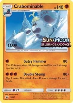 Crabominable - SM47 (Prerelease) [Staff] | SM47 | Holofoil | SM Promos