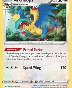 Archeops | 2023 (Gabriel Fernandez) | 147/195 | Normal | World Championship Decks