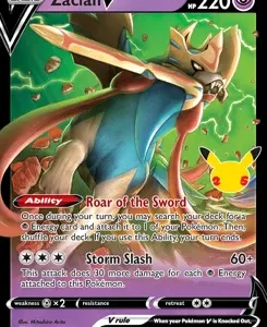 Zacian V | 016/025 | Normal | World Championship Decks