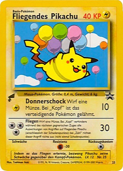 161749_400w Pikachu (Flying) | 25 | Normal | Pikachu World Collection Promos