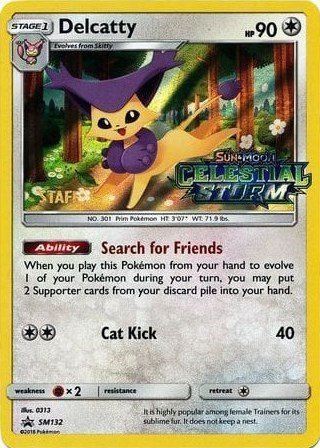 Delcatty - SM132 (Prerelease) [Staff] | SM132 | Holofoil | SM Promos