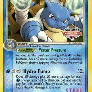 Blastoise - 14/100 (National Championships) [Staff] | 014/100 | Normal | League & Championship Cards