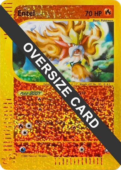 Entei - 5/12 (Box Topper) | 005/012 | Reverse Holofoil | Jumbo Cards