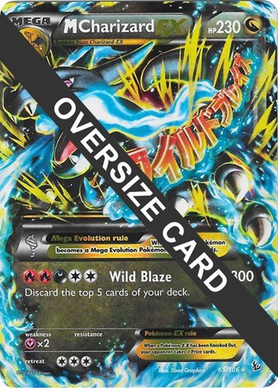 211421_400w M Charizard EX - 69/106 (Form X) | 069/106 | Holofoil | Jumbo Cards