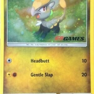 224673_400w Jangmo-o - 75/111 (Cosmos Holo) (EB Games Promo) | 075/111 | Holofoil | Miscellaneous Cards & Products