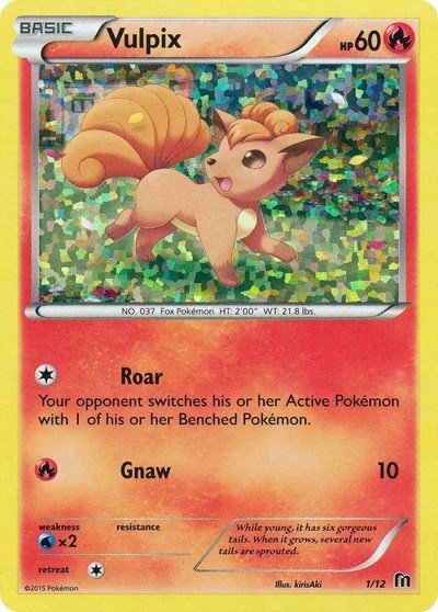 275057_400w Vulpix - 1/12 | 001/012 | Holofoil | McDonald's Promos 2016