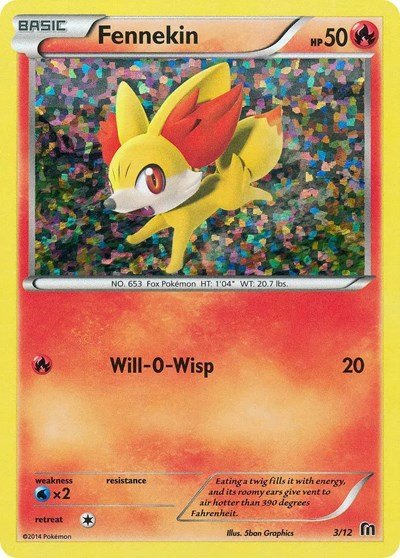 Fennekin - 3/12 | 003/012 | Holofoil | McDonald's Promos 2016