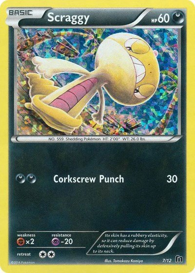 Scraggy - 7/12 | 007/012 | Holofoil | McDonald's Promos 2016