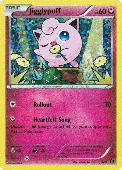 Jigglypuff - 8/12 | 008/012 | Holofoil | McDonald's Promos 2016