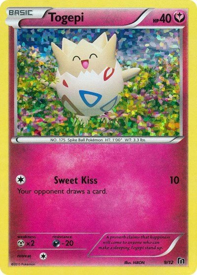 275065_400w Togepi - 9/12 | 009/012 | Holofoil | McDonald's Promos 2016