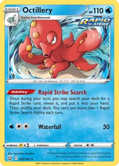 Octillery | 2022 (Sebastian Lashmet) | 037/163 | Normal | World Championship Decks
