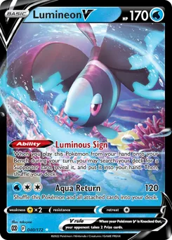Lumineon V | 2024 (Jesse Parker) | 040/172 | Normal | World Championship Decks