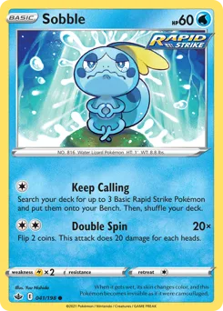 Sobble | 2022 (Sebastian Lashmet) | 041/198 | Normal | World Championship Decks