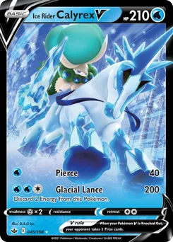 Ice Rider Calyrex V | 2022 (Rikuto Ohashi) | 045/198 | Normal | World Championship Decks