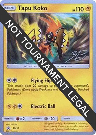 Tapu Koko - 2017 (Zachary Bokhari) | SM30 | Normal | World Championship Decks