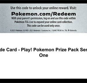 Code Card - Play! Pokemon Prize Pack Series One | Normal | Prize Pack Series Cards