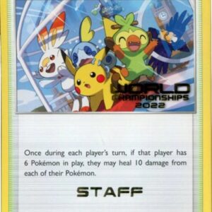 Champions Festival - SWSH296 (World Championships 2022) [Staff] | SWSH296 | Normal | SWSH: Sword & Shield Promo Cards