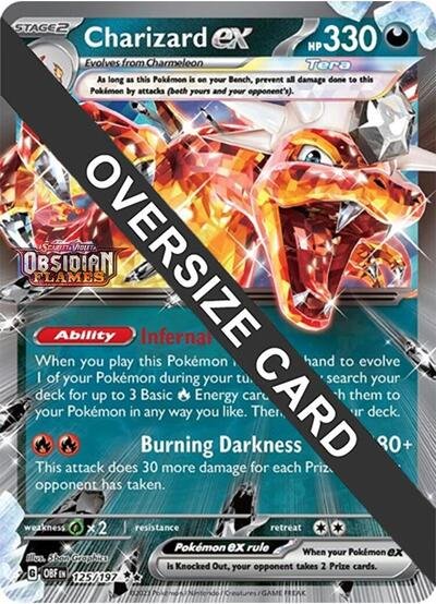 581987_400w Charizard ex - 125/197 | 125/197 | Normal | Jumbo Cards