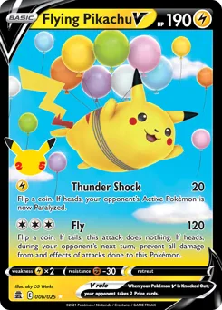 Flying Pikachu V | 2022 (Ondrej Skubal) | 006/025 | Normal | World Championship Decks