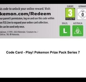 Code Card - Play! Pokemon Prize Pack Series Seven | Normal | Prize Pack Series Cards