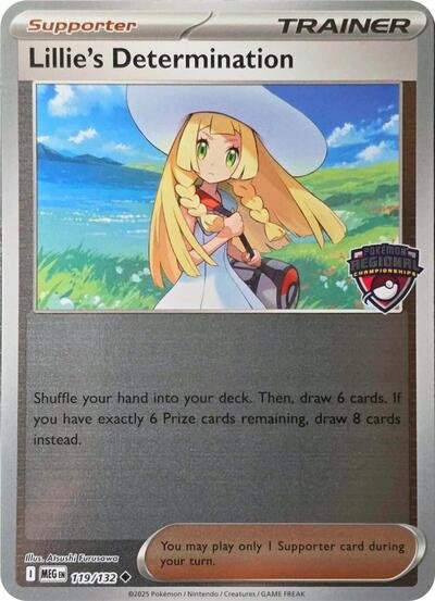 Lillie's Determination (Regional Championships) | 119/132 | Reverse Holofoil | League & Championship Cards
