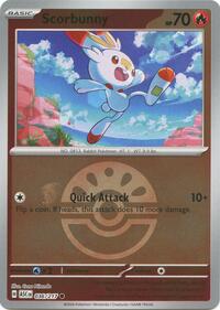 Scorbunny | 036/217 (Friend Ball) | Reverse Holofoil | ME: Ascended Heroes