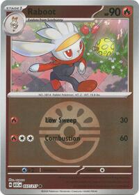 Raboot (Friend Ball) | 037/217 | Reverse Holofoil | ME: Ascended Heroes