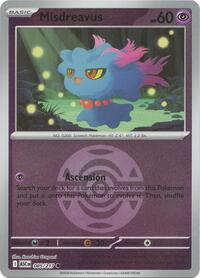 Misdreavus | 085/217 (Dusk Ball) | Reverse Holofoil | ME: Ascended Heroes