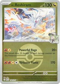N's Reshiram (Poke Ball) | 154/217 | Reverse Holofoil | ME: Ascended Heroes