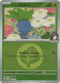 Erika's Oddish (Energy Symbol Pattern) | 001/217 | Reverse Holofoil | ME: Ascended Heroes
