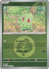 Chikorita (Energy Symbol Pattern) | 008/217 | Reverse Holofoil | ME: Ascended Heroes
