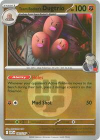Team Rocket's Dugtrio | 101/217 (Energy Symbol Pattern) | Reverse Holofoil | ME: Ascended Heroes