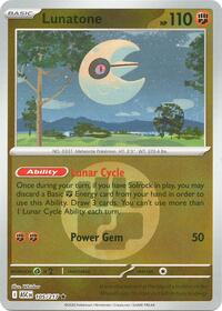 Lunatone (Energy Symbol Pattern) | 105/217 | Reverse Holofoil | ME: Ascended Heroes