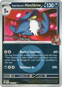 Team Rocket's Honchkrow (Energy Symbol Pattern) | 127/217 | Reverse Holofoil | ME: Ascended Heroes
