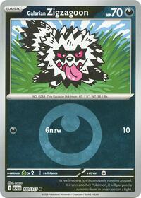 Galarian Zigzagoon (Energy Symbol Pattern) | 130/217 | Reverse Holofoil | ME: Ascended Heroes