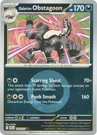 Galarian Obstagoon | 132/217 (Energy Symbol Pattern) | Reverse Holofoil | ME: Ascended Heroes