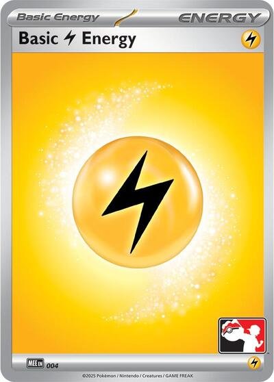 Basic Lightning Energy - MEE004 | 4 | Holofoil | Prize Pack Series Cards