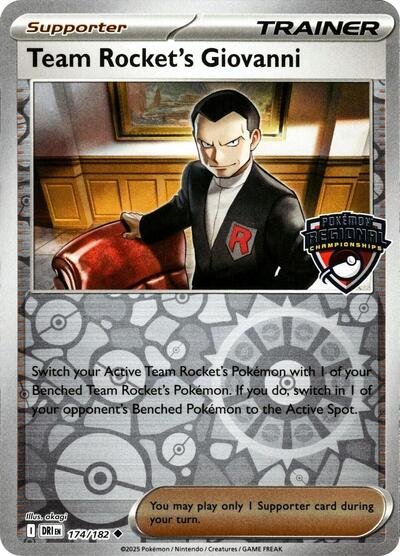 677796_400w Team Rocket's Giovanni | 174/182 | Reverse Holofoil | League & Championship Cards