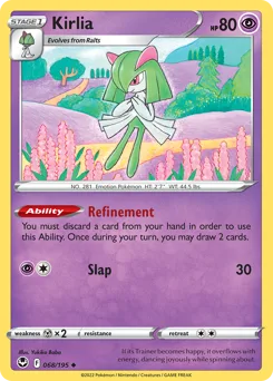 Kirlia | 2023 (Tord Reklev) | 068/195 | Normal | World Championship Decks