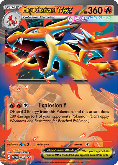 Mega Charizard Y ex - 030 | Holofoil | ME: Mega Evolution Promo