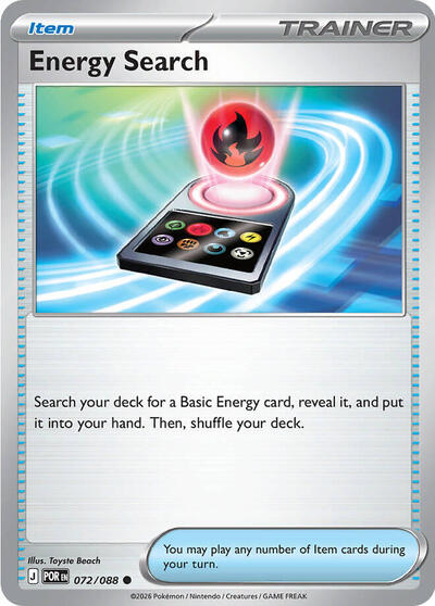 Energy Search | 072/088 | Reverse Holofoil | ME03: Perfect Order