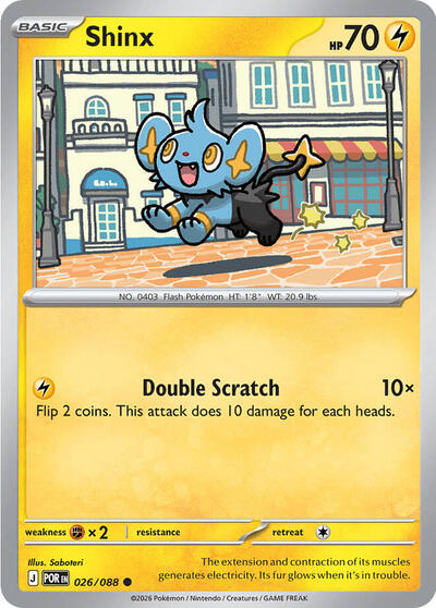 Shinx | 026/088 | Reverse Holofoil | ME03: Perfect Order