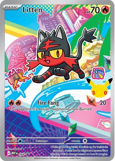 Litten - 044 | Holofoil | ME: Mega Evolution Promo